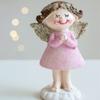 Mini Pink Girl Desktop Ornament Cartoon Frohe Weihnachten Dekorationen Zuhause Wohnzimmer Büro