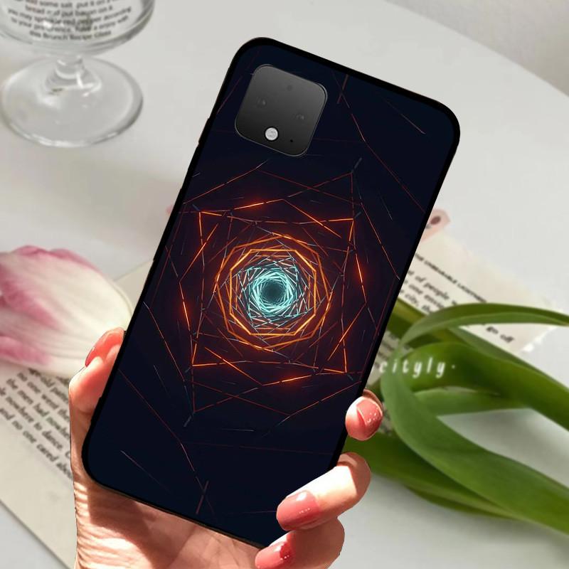 Case For Google Pixel 4A 5G Silicone Soft TPU Black Phone Cover For Google Pixel 5 XL 5G Protective Fundas Cases Luxury Coque