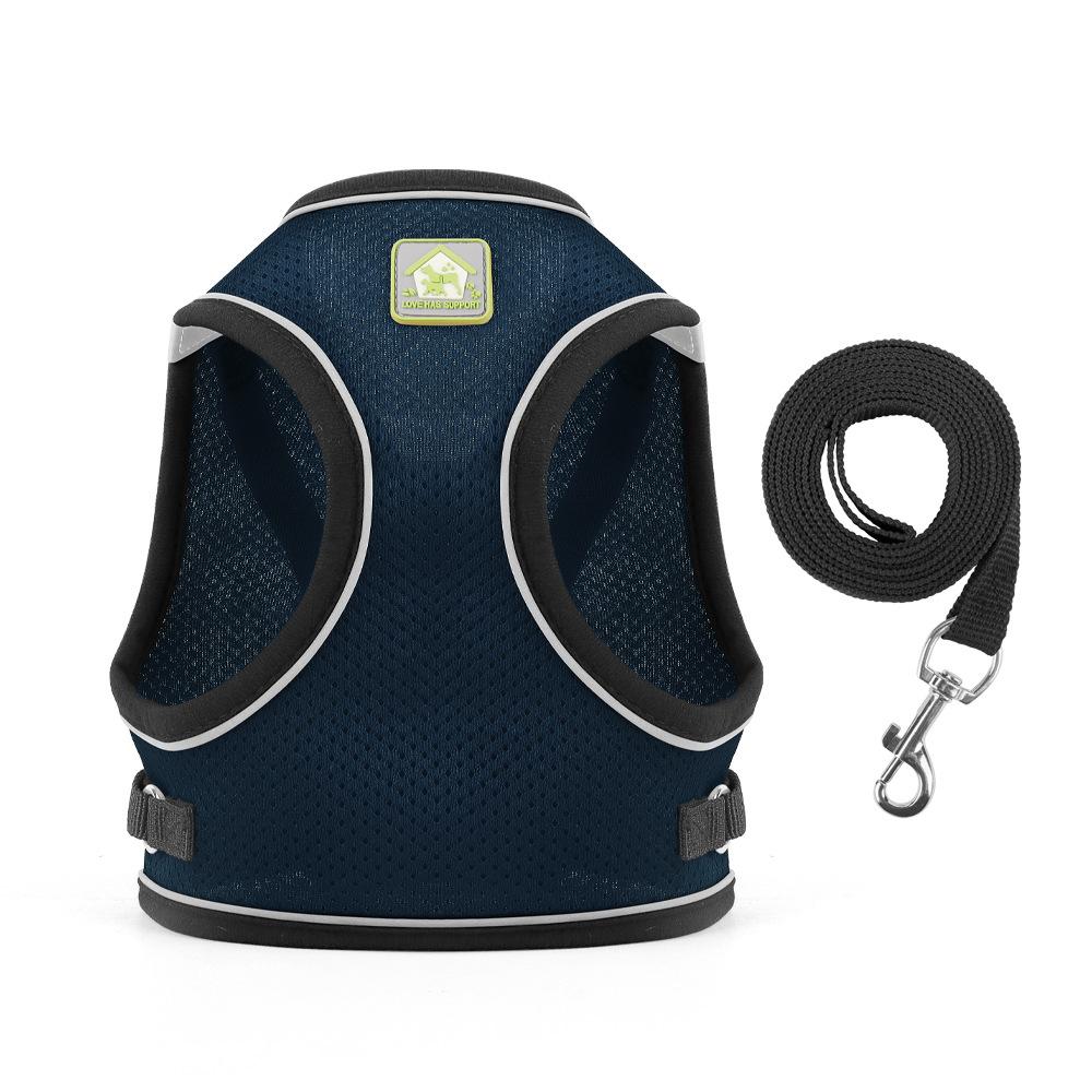 New Pet Chest Strap Vest Dog Leash Reflective Breathable Mesh Dog Leash Pet Supplies
