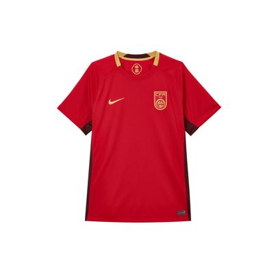 Dri-Fit Rahat Nefes Alabilen Çok Yönlü Kısa Kollu Futbol Forması Unisex üstler Kırmızı FZ9018-687