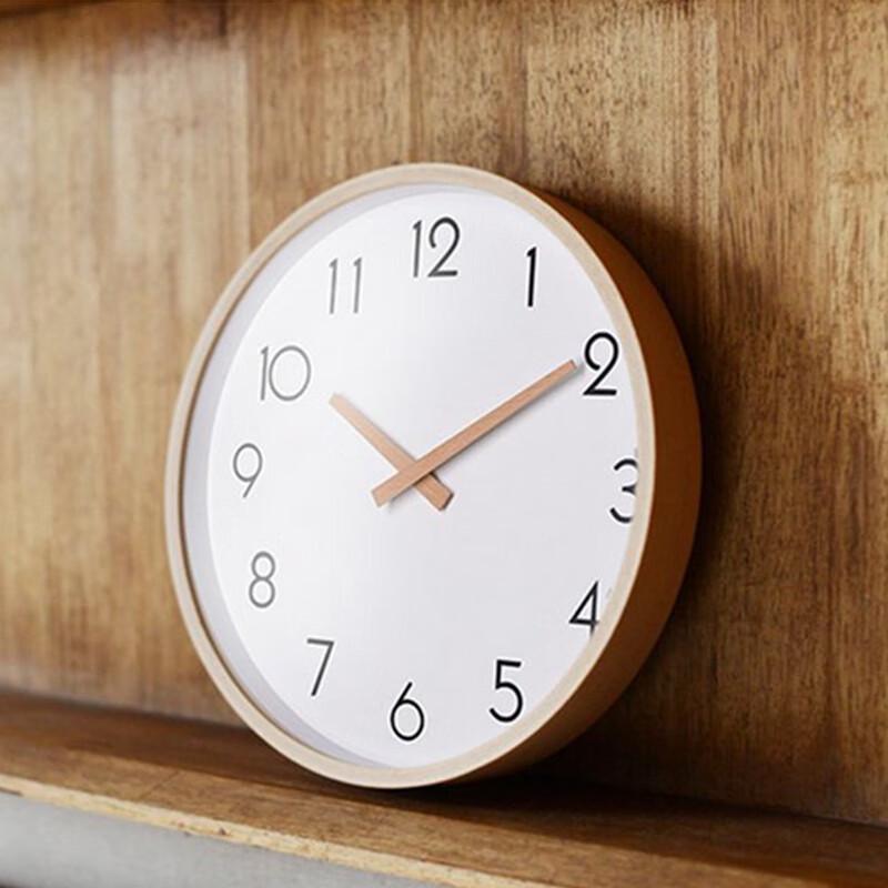 12-inch Minimalist Wooden Wall Clock