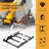 2pcs Cutting Machine Support Frame Foldable Table Saw Support Stand 55-135mm Height Adjustable Cutting Machine Material Holder