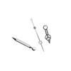 Silver Plated Watch Hands Needles Pins Replacement For ETA 2824 Tudor Submariner
