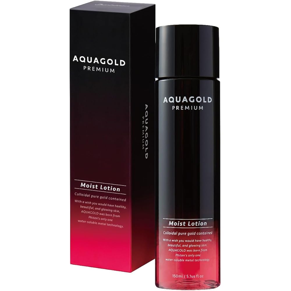 [Cosmetics] phiten Aqua Gold Premium Moisture Lotion [Contains 7 plant extracts / Photoactive ingredients / Firms, moisturizes, and enhances skin radi