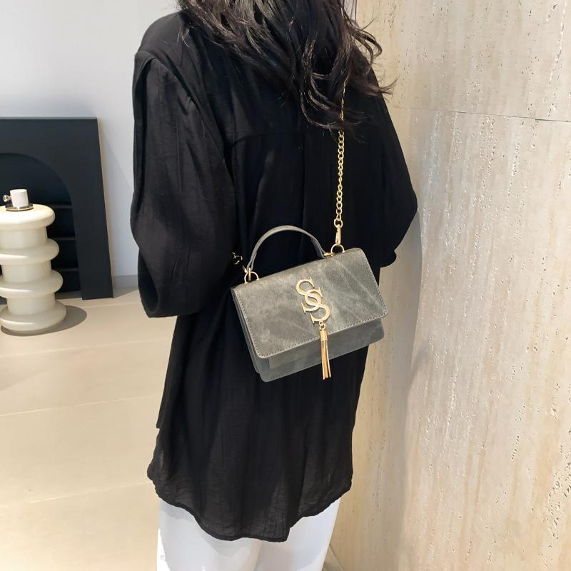 Schultertasche Einfache Freizeittasche für Damen Im Sommer Neue Mode und Schön Trendige Retro Crossbody Kleine Quadratische Tasche