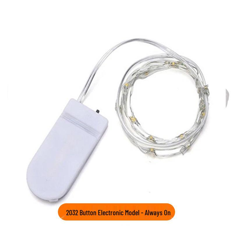 LED Copper Wire String Lights for Decorative Gift Displays and Colorful Cake Atmosphere, Battery Operated