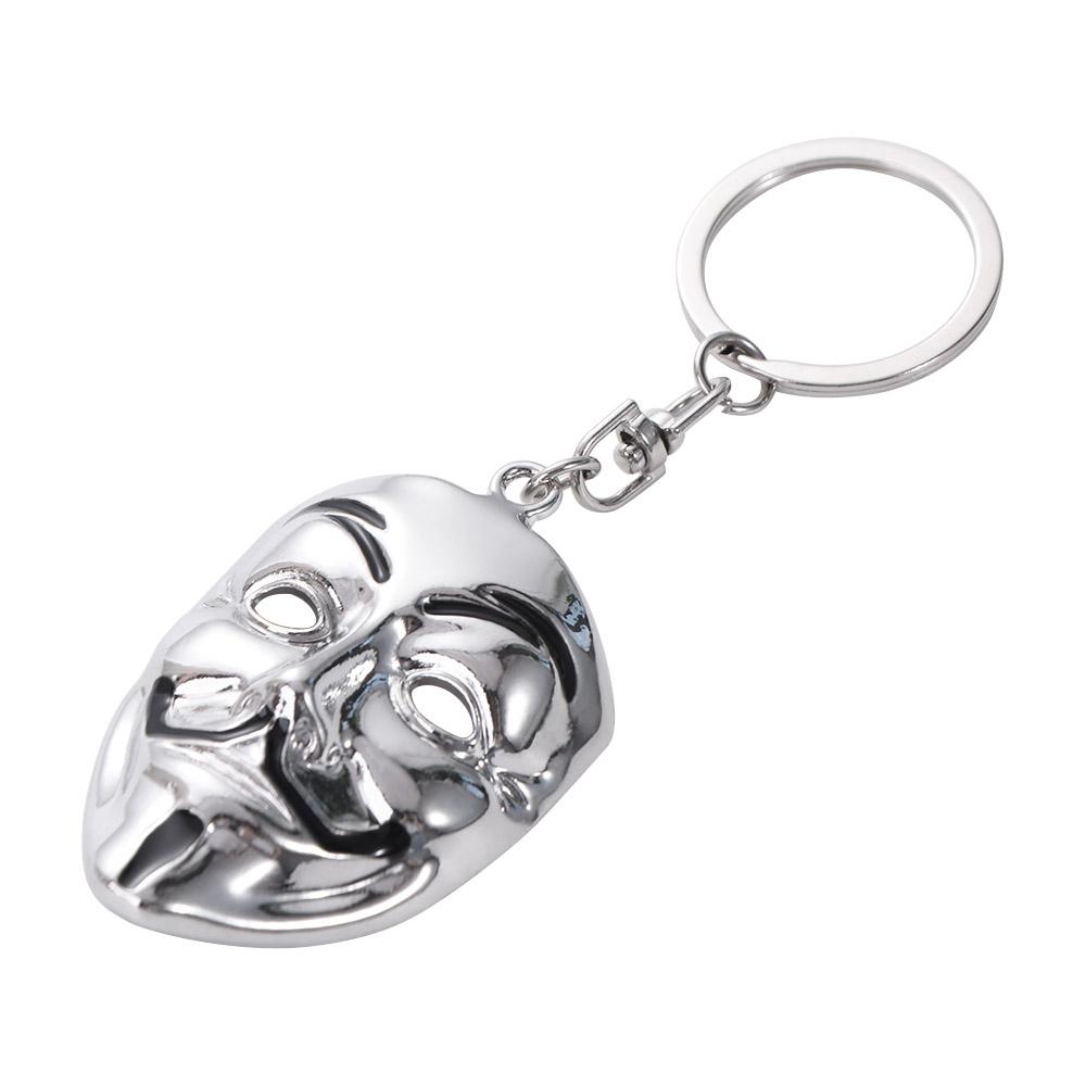 

Attachment Clown Keychain Joker Mask Car Key Accessories Trendy Mask Key Chain Men