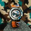 Casio 's 40th Anniversary First Street Graffiti Casual Fashion Sports Waterproof Quartz Movement Quartz Movement Resin Strap Japanese GM-2100SS-1APR