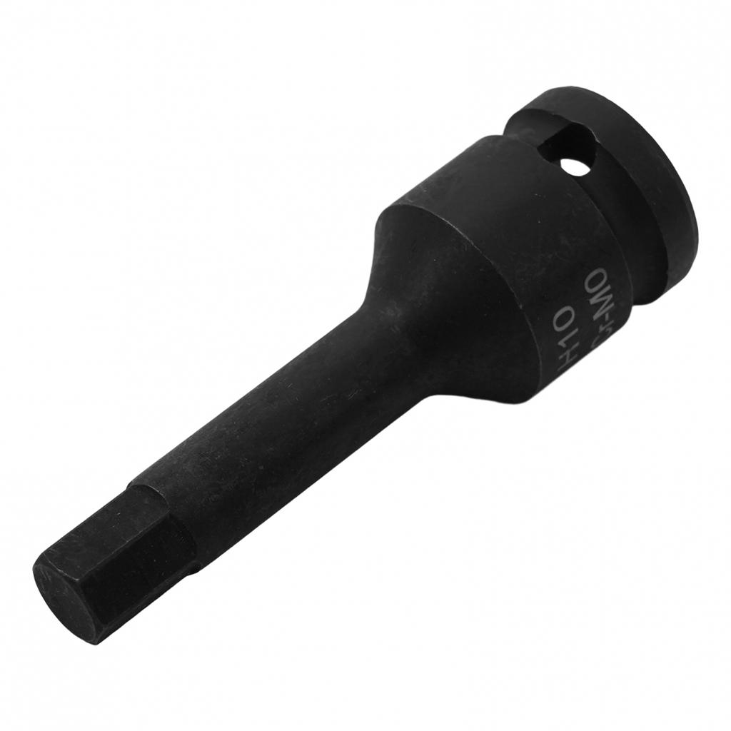 Adaptor Priză 80mm Negru Bormașină Electrică Cheie Tubulară Hexagonală Hexagonal