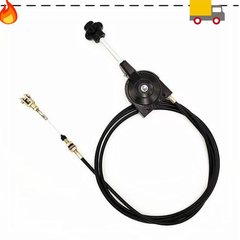 Hand Throttle Control 1 Meter Self-Locking For Excavator Harvester Tractor Ship Spreader Cable Assembly