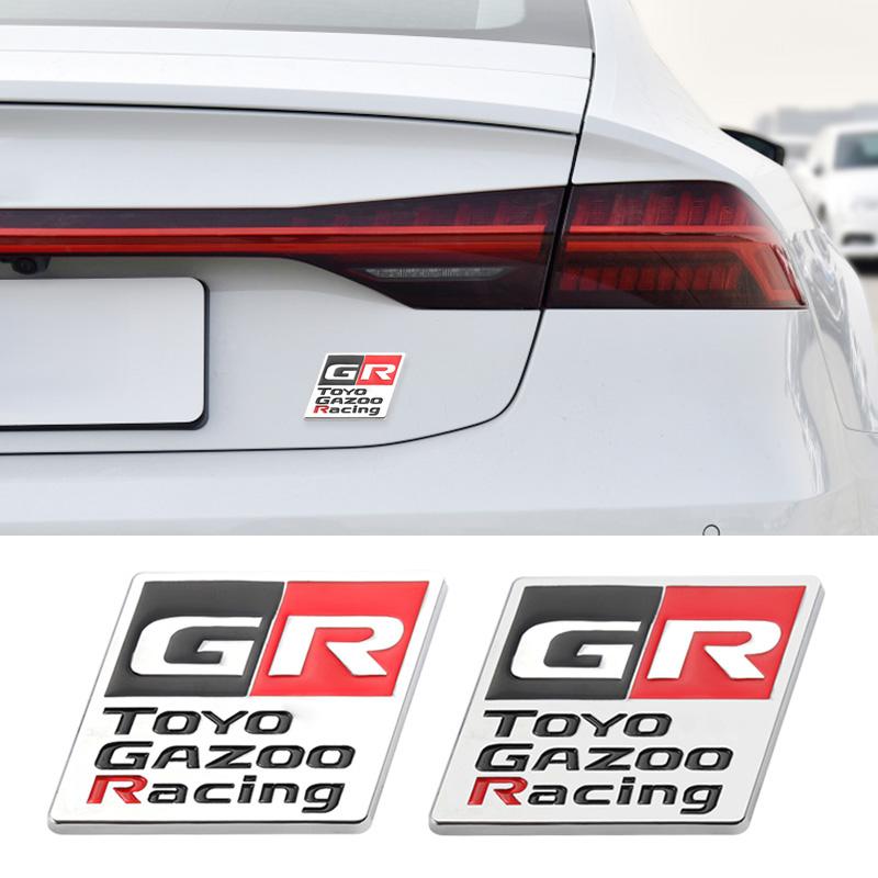 Kovová nálepka na auto GR Gazoo Racing Logo Znak Odznak Obtisk pro HV Y-ARiS GRMN 86 P-rius H-arrier