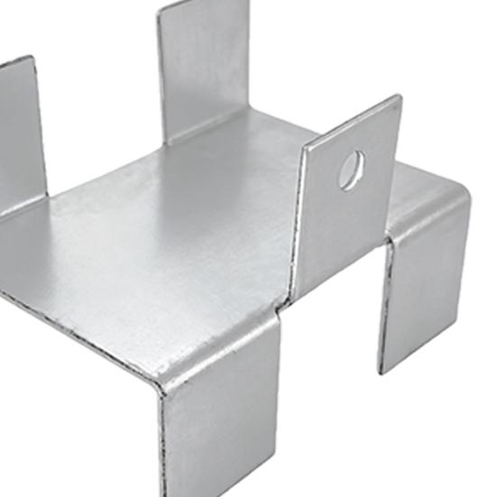 4/8Pcs Carbon Steel Heavy Duty Fixing Clip Fence Panel Bracket Gravel Board Windproof