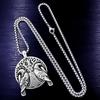 Retro Norse Mythology Double Raven Tree Of Life Pendant Necklace For Men Personality Charm Hip Hop Cool Casual Jewelry Gift