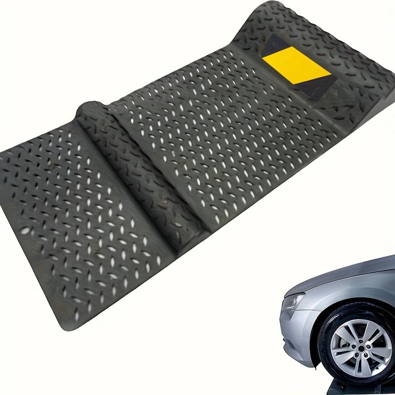 [Durable PE Material Parking Aid] 1pc Anti-Slip Car Parking Guide Mat, Universal Fit for Garage Vehicle Safety & Precision Parking Aid
