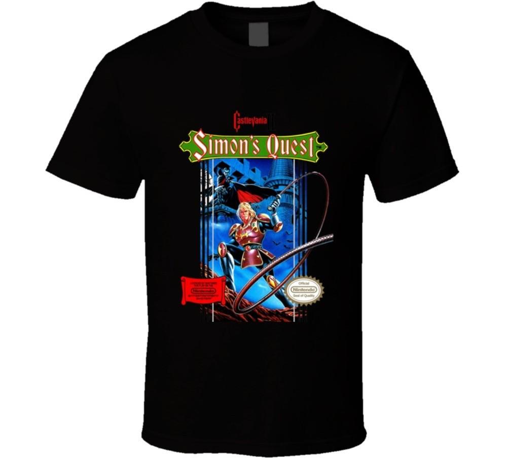 Simon s Quest Castlevania 2 Box Art  T Shirt Unisex T-Shirt XL