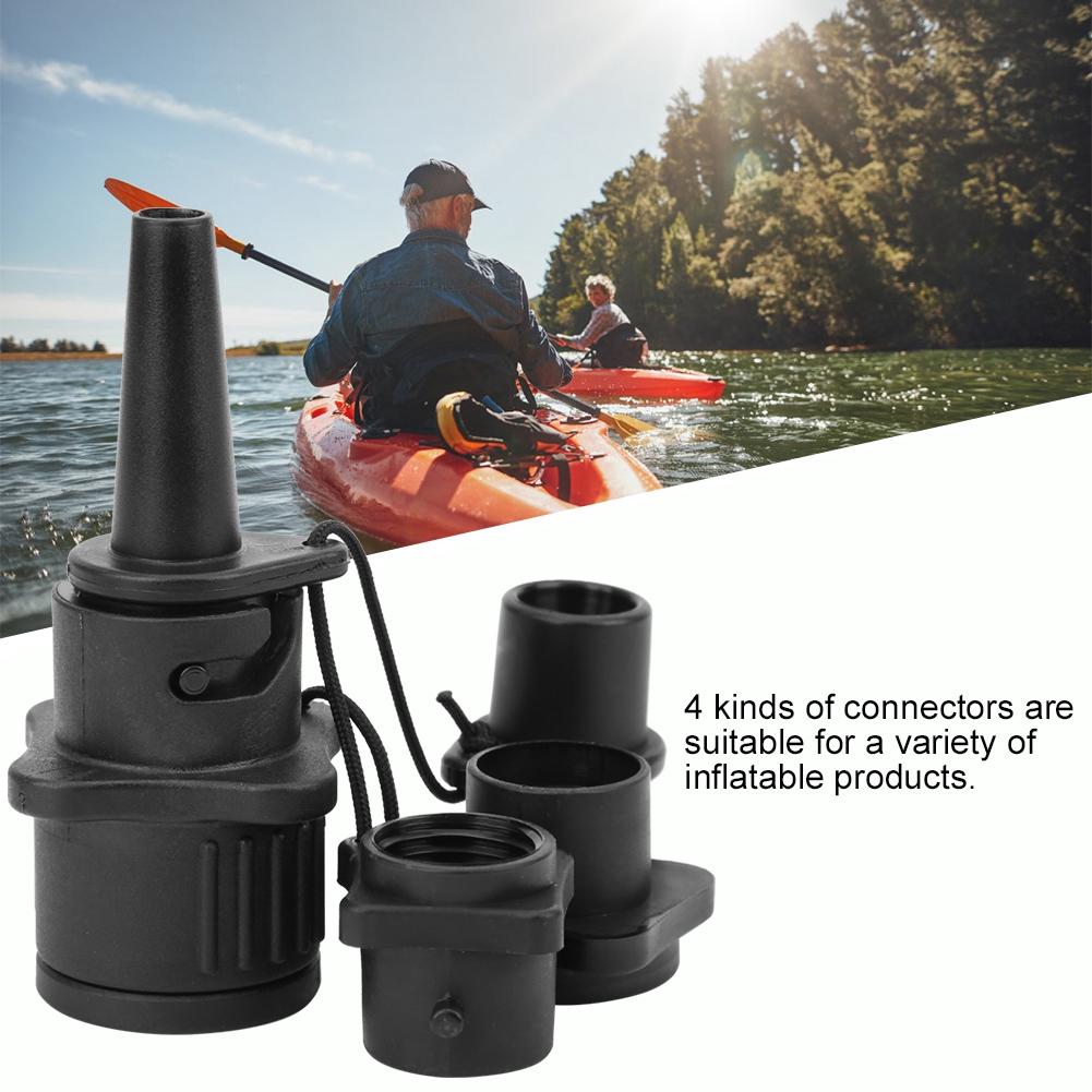 Kayak Air Valve Connector MultiFunction Boat Valve Adapter Inflation Surfboard Accessory