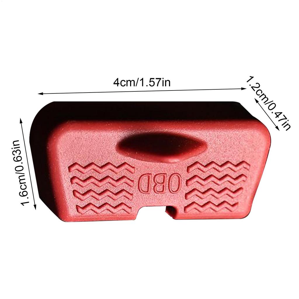 OBD Port Protector For Cars Silicone Waterproof Dustproof Auto Supplies Car OBD Interface Cover For SUV RV Vehicle Trip Travel