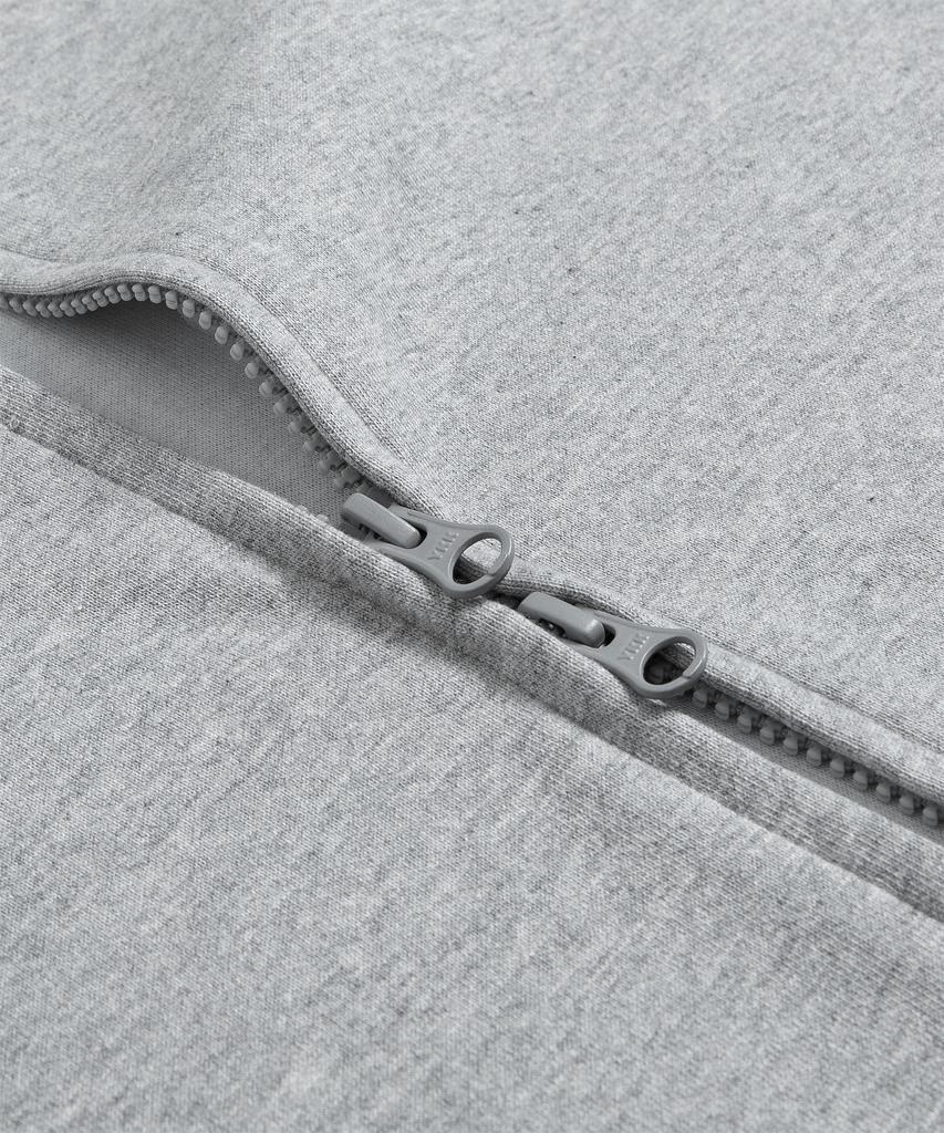 Brenson (Renew Ver.) Loose Fit 2-Way Sweat Zip-Up Hoodie ( 5 Colors ) ( Fleece Liner Option )