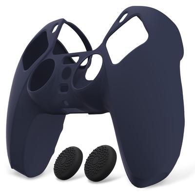 Cover for PlayVital Ps5 Controller Silicone Skin Soft Rubber Protective Case for with Thumb Stick Cap Series Dark Controller, Non-slip Case, Ps5,