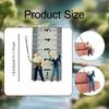 4x 1/64 Scale Fishing Figure Miniature Fisherman Sand Table Ornament Collection DIY Crafts