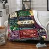 Happy Birthday Celebration Blanket Comfortable Texture For Sofa Couch Office Bed Picnics Allseason Use Cozy Home Lovers Ideal Gift For Birthday