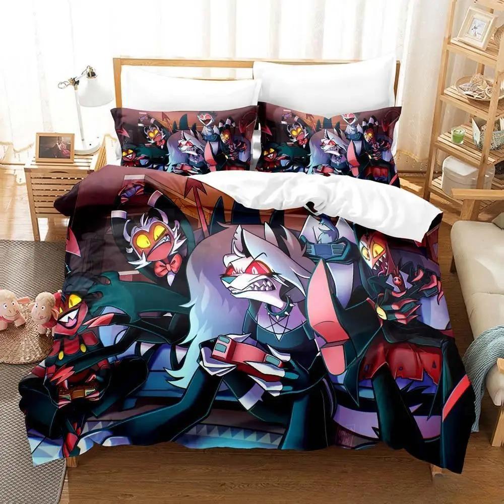 New Blitzo Boss Bedding Set Single Twin Full Queen King Size Anime Duvet Cover Sets for Adult Kid Bedroom