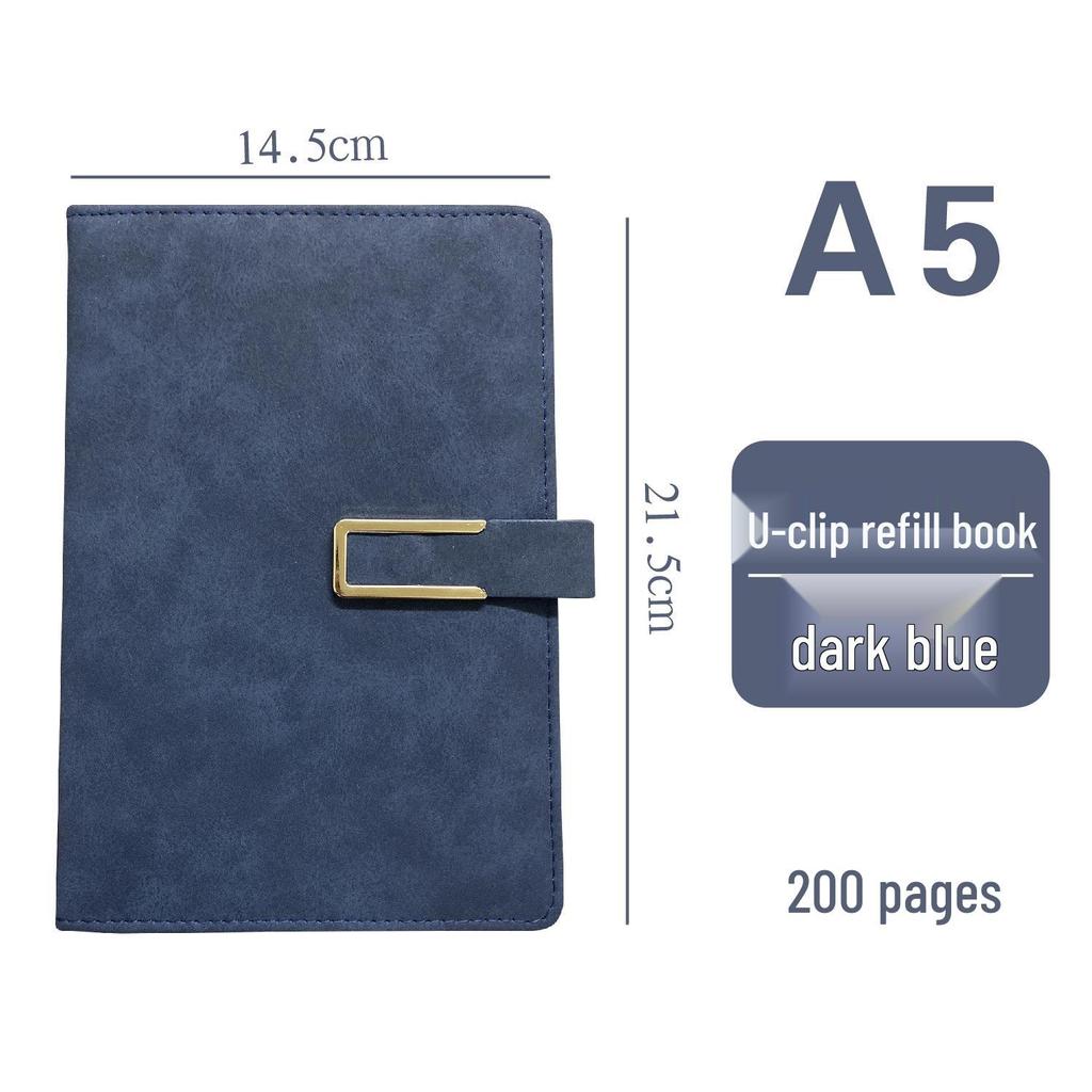 Korean Style Leather Cover Creative Diary Notebooks - Set of 5