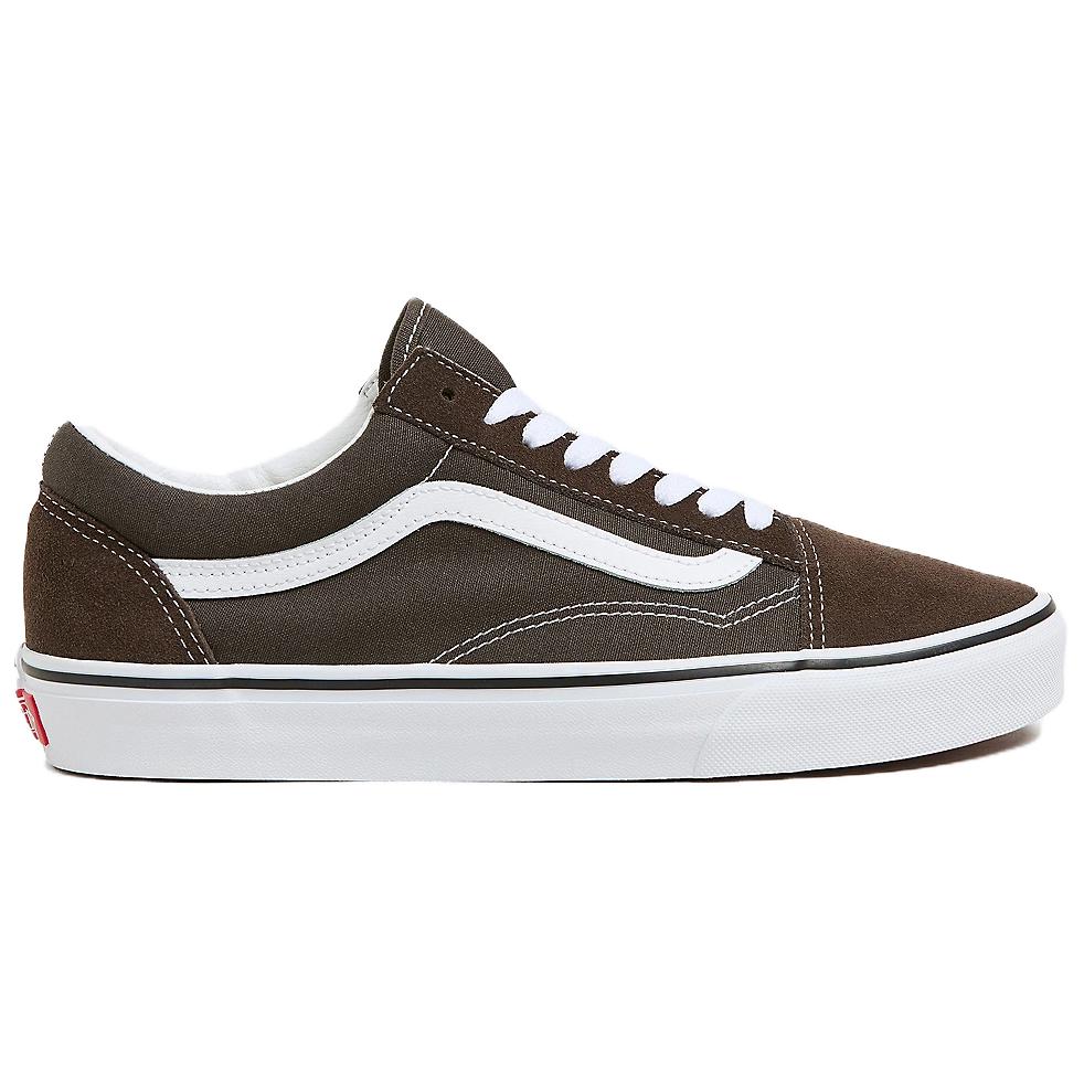 Vans Unisex Old Skool Sporty Color Theory Low-Top Suede Canvas Skate Casual Sneakers Turkish Coffee Brown VN000CT8D4C