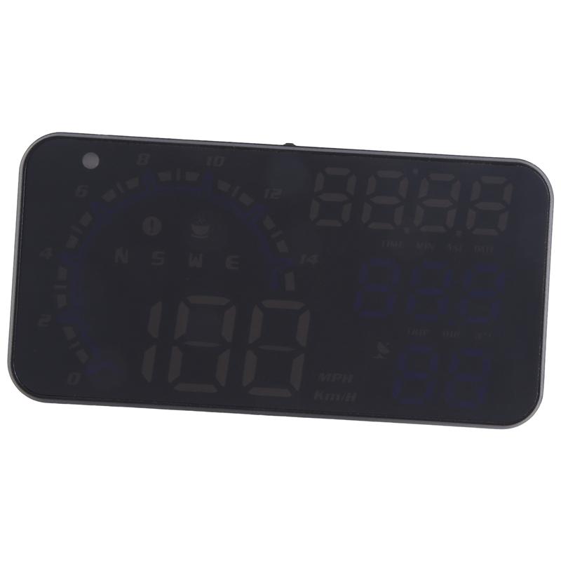 

A16P-G11 HUD Head-Up Display GPS Car Display Speeding Alarm Driving Speed Universal As Shown Easy tall как
