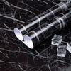 Waterproof Marble Vinyl Film Self Adhesive Wallpaper for Bathroom Kitchen Cupboard Countertops Contact Paper Home Decor Stickers