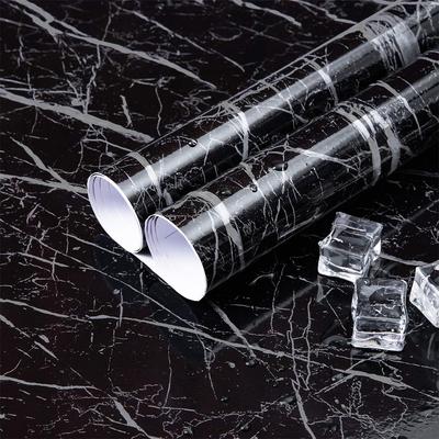 Waterproof Marble Vinyl Film Self Adhesive Wallpaper for Bathroom Kitchen Cupboard Countertops Contact Paper Home Decor Stickers