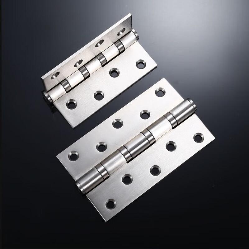 Shengbei 201 Stainless Steel Thickened Ball Bearing Door Hinge Pair