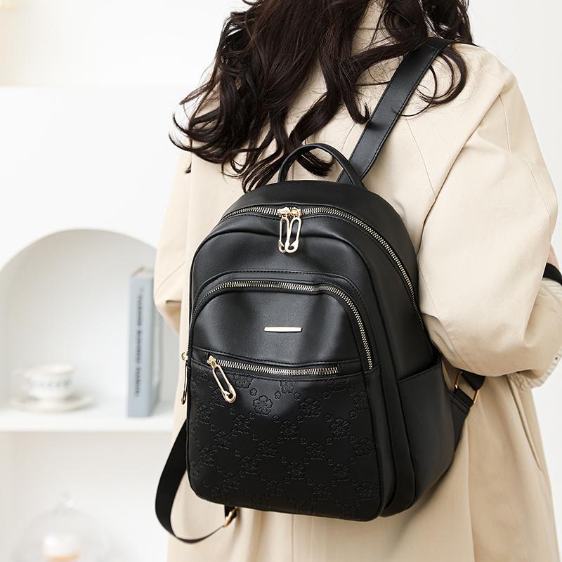 Large Capacity Backpack PU Women's Travel Backpack