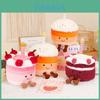 Charming Jelly Plush Strawberry Cake Toy With Cute Cherry Design Delightful Kids Gift