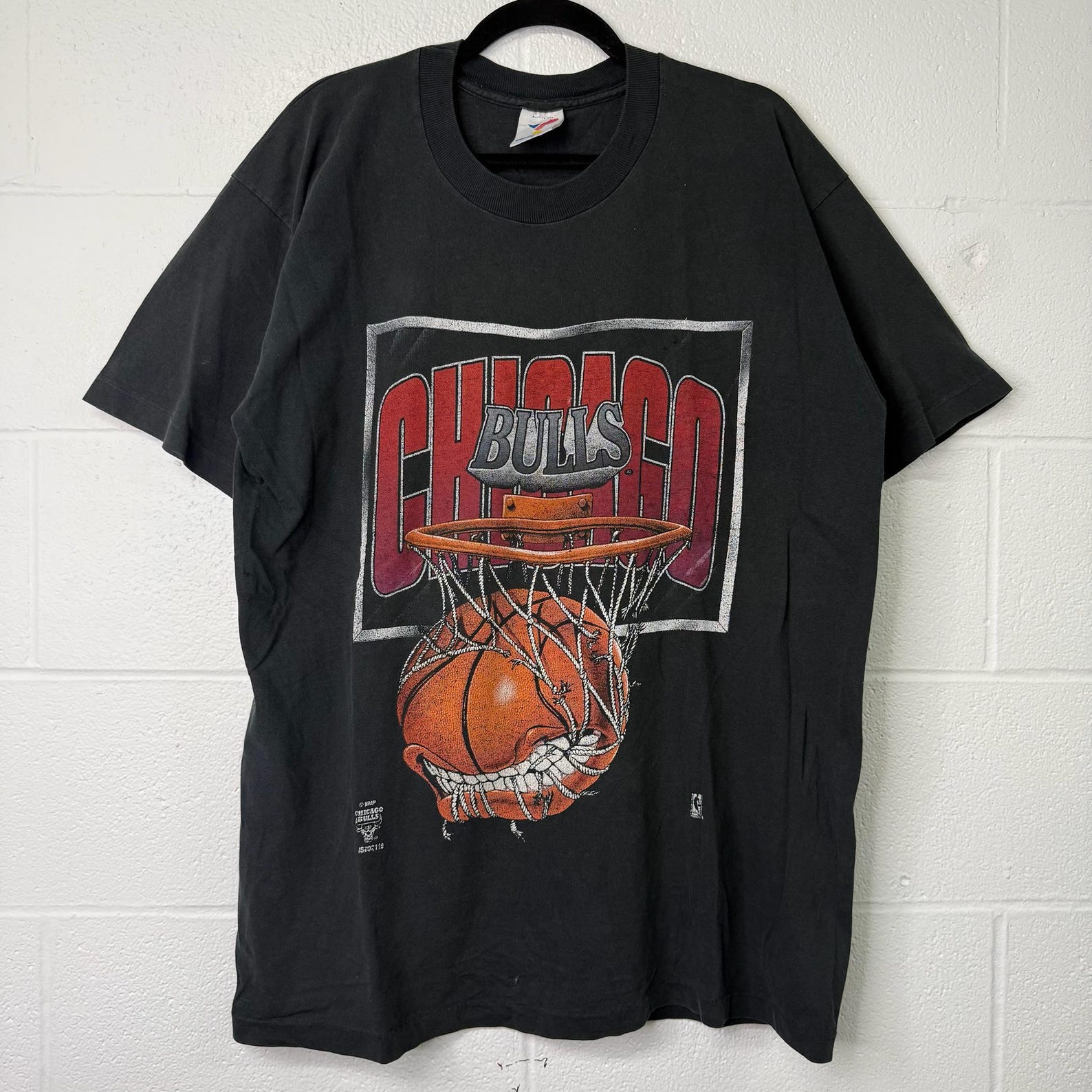 90s Chicago Bulls NBA T shirt Sz XL (B2768) 4XL