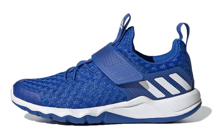 

Adidas Flex Summer.Rdy Comfortable Round Toe Abrasion Resistant Breathable Low top Kids Running Shoes Blue Kids EG1630 28