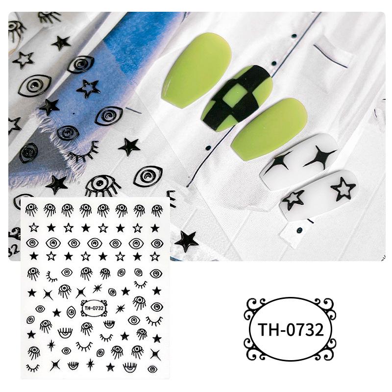

Новые японские и корейские наклейки для маникюра, рельефные наклейки, 5D трехмерные белые кружевные узоры, наклейки для ногтей, украшения 85*100mm