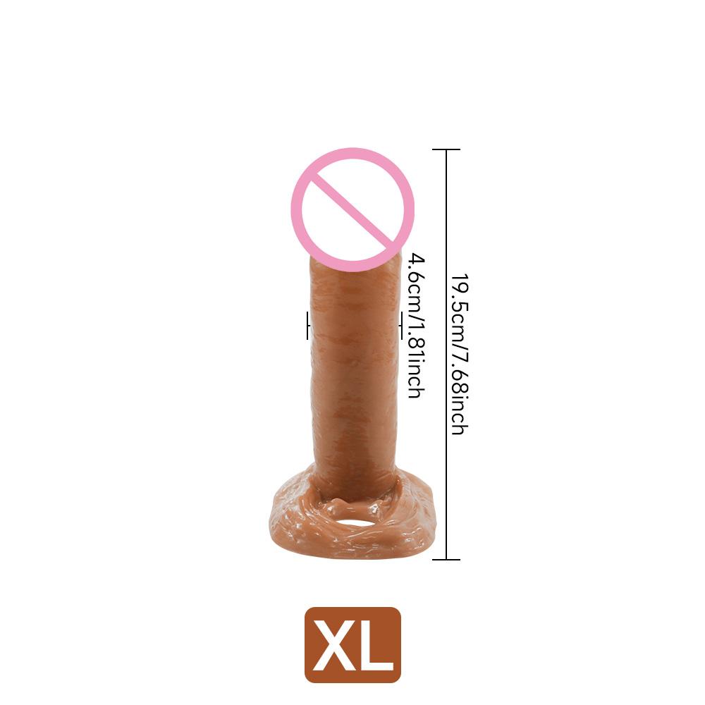 4 Sizes Silicone Dildo Penis Sleeves, Penis Enlarger, Delayed Ejaculation, Reusable Dildo Sleeves, Adult Sex Toys, Sex Toys