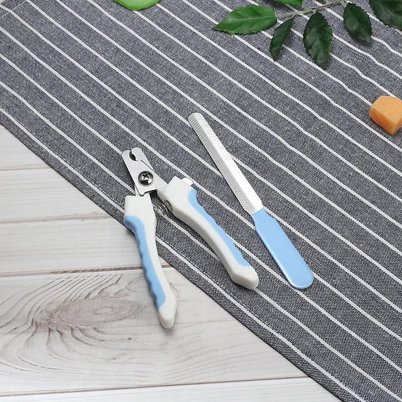 

Кусачки для ногтей у собак Профессиональные кусачки и триммеры для ногтей у домашних животных Кусачки для ногтей у домашних собак и кошек Точилка для ногтей у собак с защитным кожухом синий