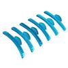 6pcs Hair Section Clamp Prevent Slip Strong Hold Lightweight Hair Styling Coloring Clips for Women
