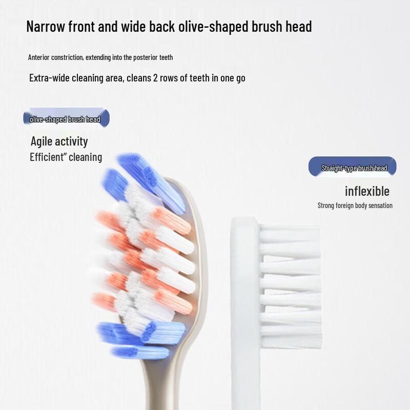 Shuke Anti-Stain Medium Bristle Toothbrush (2-Pack)