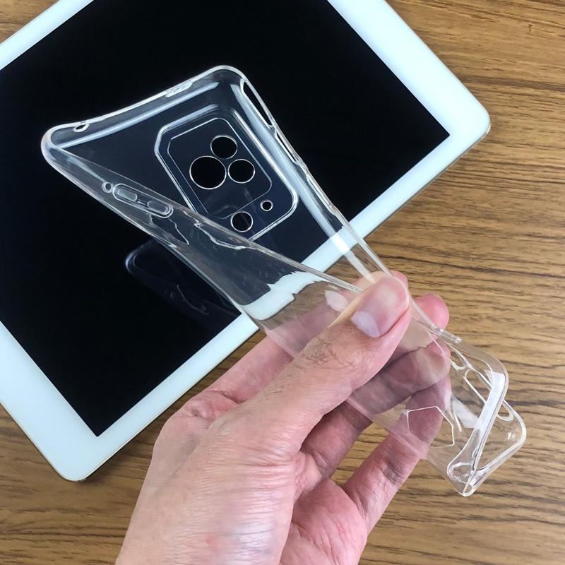 Für Xiaomi Black Shark 5 Pro RS 5G Slim Kristallklar Transparent Weiche TPU Rückseite Schutzhülle Skin Kameraschutzabdeckung