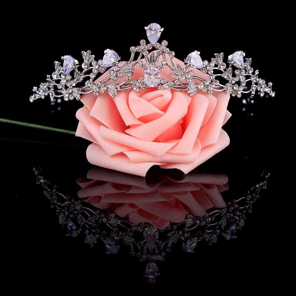 

Leaf Rhinestone Headband Hollow Wedding Crown Fashion Princess Hair Hoop Birthday