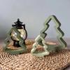 3d Christmas Tree Mold Easy To Clean Wax Casting Mold Resin Plaster Mold Flexible For Holiday Table Decor Gift Making Home
