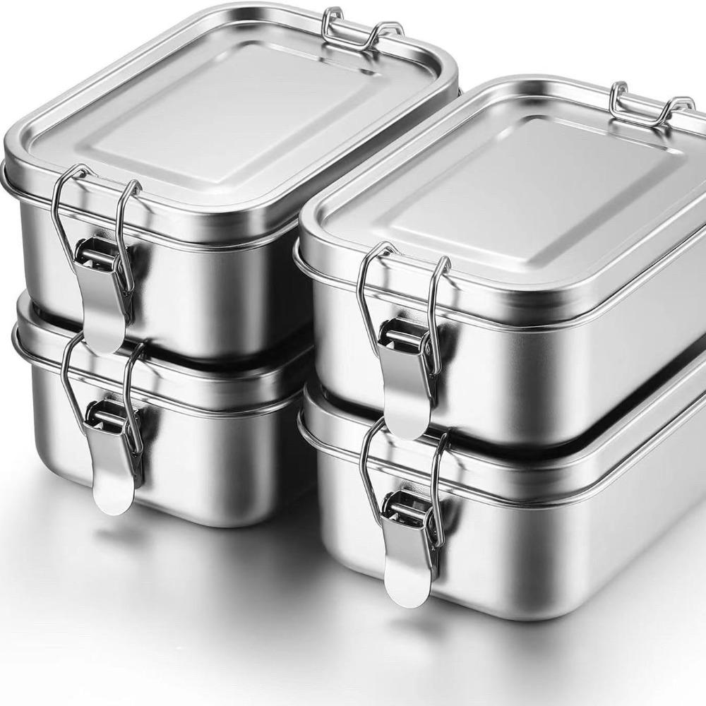 Rectangular Food Container Separated Food Storage Box Multifunctional Fresh-keeping Box  Canteen