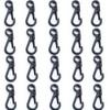 20 Pcs Alloy Mini EDC Carabiner Heavy Duty Keychain Clip Spring Snap Hook  Keychain Accessories