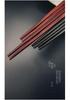 Oriental Luxury Chopstick Set: Ebony & Rosewood Chopsticks with Rests, No Paint/Wax, Perfect for Couples & Gifts.