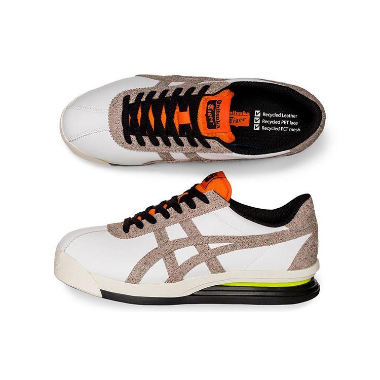 ONITSUKA TIGER Corsair Classic Stripe Low-Top Sneakers Unisex Sneakers Brown White Orange 1183B546-100