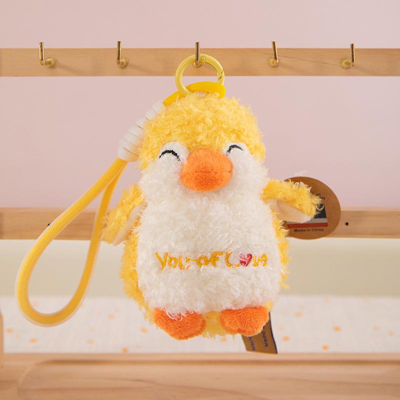 Cute Long-eared Rabbit Plush Pendant Cartoon Alpaca Doll Girl Bag Hanging Ornament Boutique Keychain
