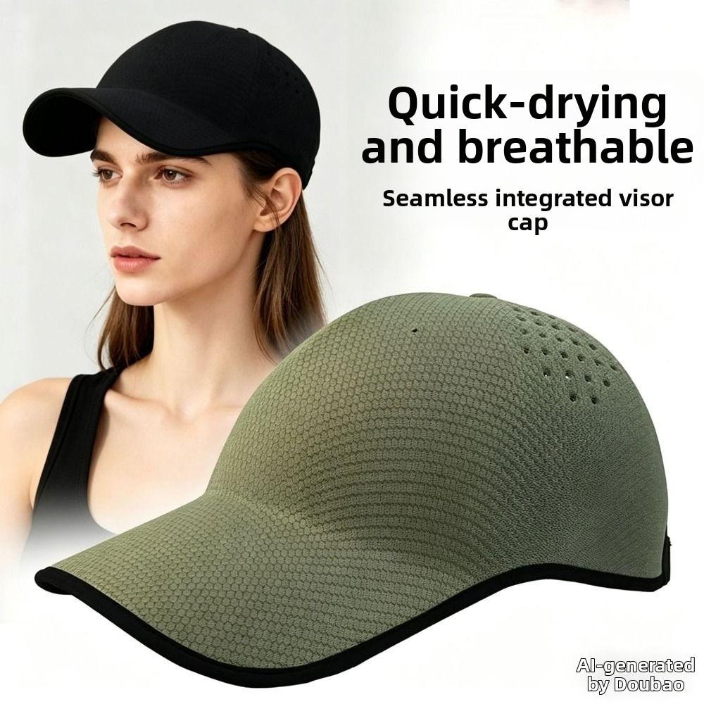 Packable Baseball Cap Seamless Outdoor Hat New Design Visor Cap